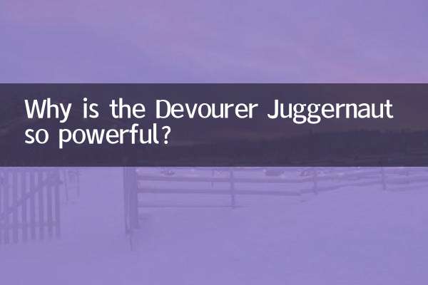 Perché il Juggernaut Divoratore è così potente?