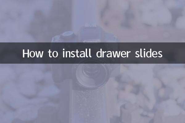 Come installare le guide dei cassetti