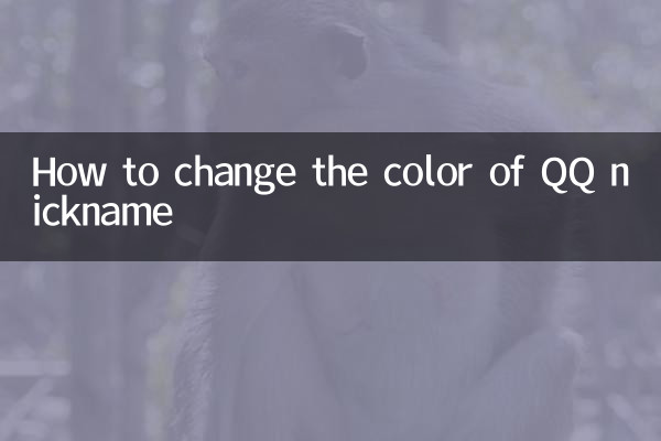 qq暱稱顏色怎麼改