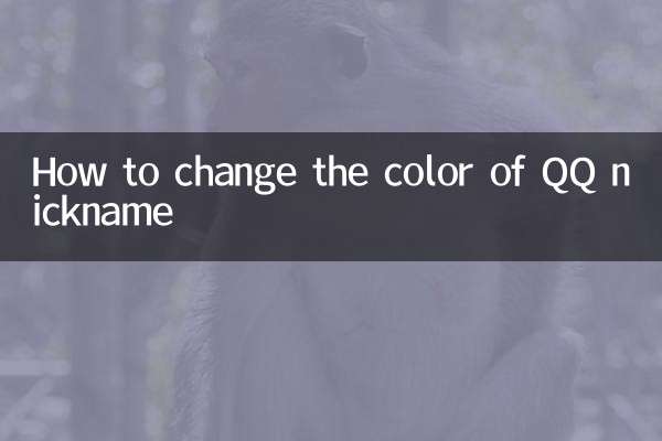 qq暱稱顏色怎麼改