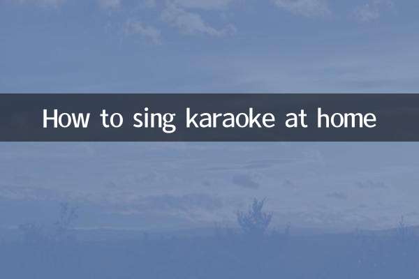 Como cantar karaokê em casa