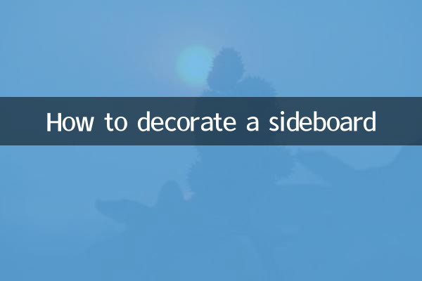 Como decorar um aparador