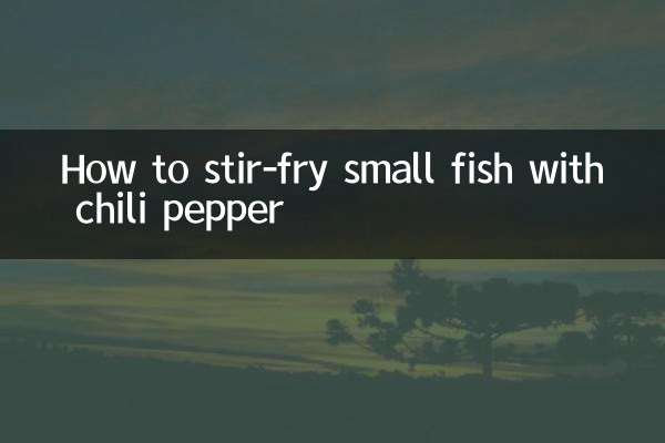 Como refogar peixes pequenos com pimenta malagueta