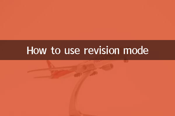 Come utilizzare la modalità di revisione