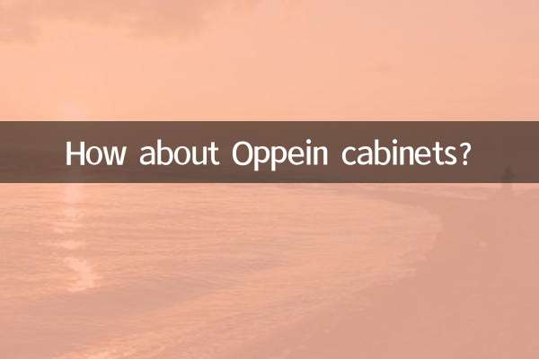 Wie wäre es mit Oppein-Schränken?