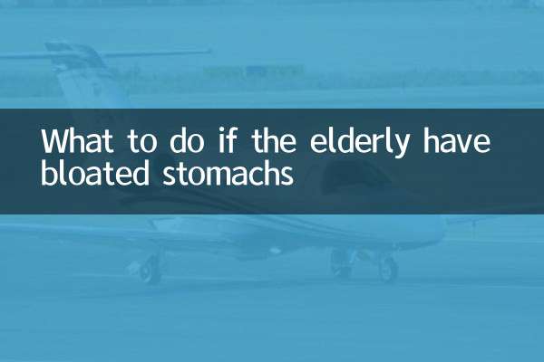 O que fazer se os idosos tiverem estômago inchado