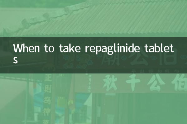 Cuando tomar tabletas de repaglinida