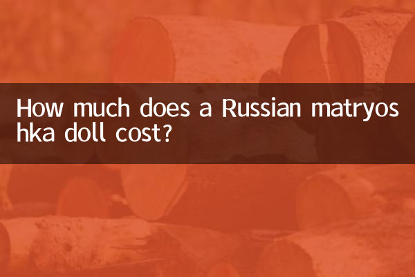 러시아 마트료시카 인형 가격은 얼마인가요?