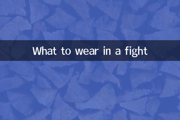 লড়াইয়ে কী পরবেন