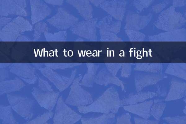 লড়াইয়ে কী পরবেন