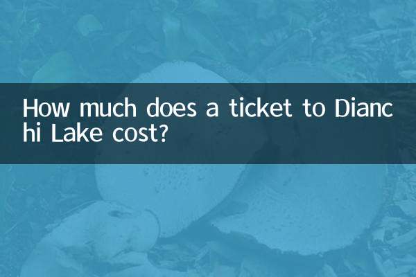 How much does a ticket to Dianchi Lake cost?