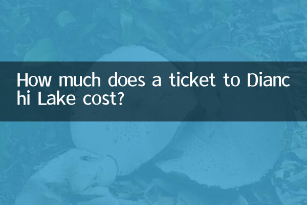 How much does a ticket to Dianchi Lake cost?