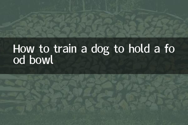 কিভাবে একটি কুকুর একটি খাদ্য বাটি রাখা প্রশিক্ষণ