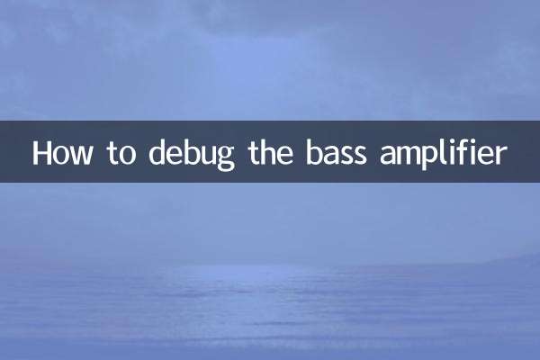 Come eseguire il debug dell'amplificatore per basso