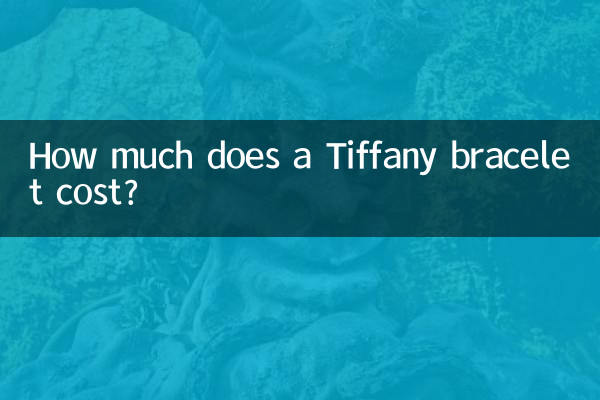 टिफ़नी ब्रेसलेट की कीमत कितनी है?