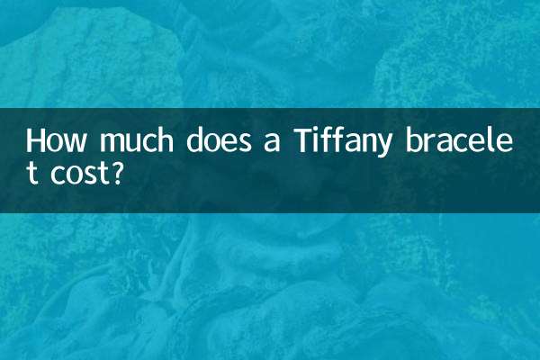 टिफ़नी ब्रेसलेट की कीमत कितनी है?