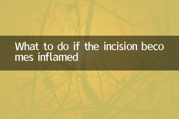 Qué hacer si la incisión se inflama