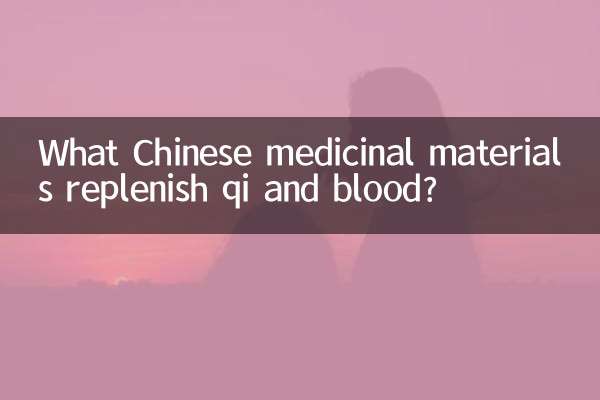 ¿Qué materiales medicinales chinos reponen el qi y la sangre?