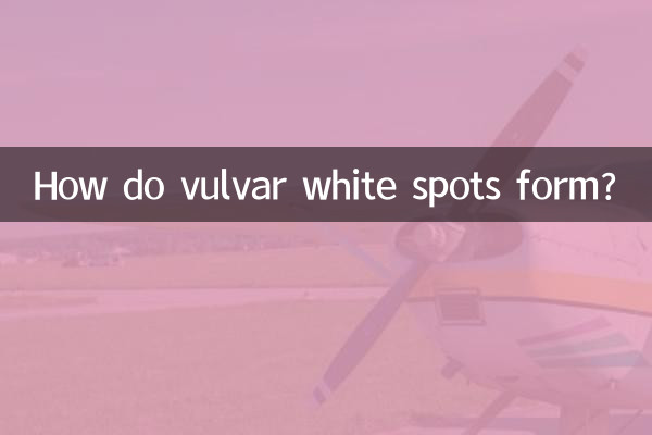 Как образуются белые пятна на вульве?
