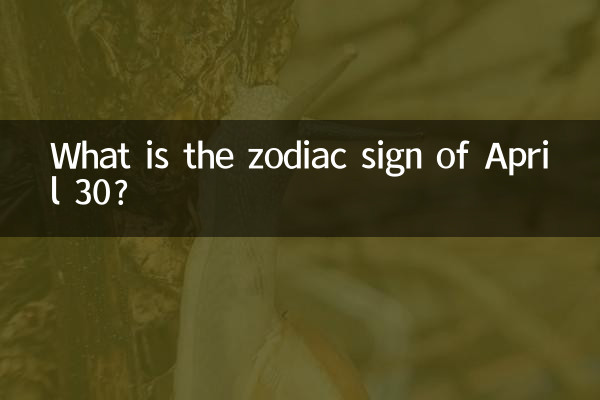 30 এপ্রিলের রাশিচক্র কী?