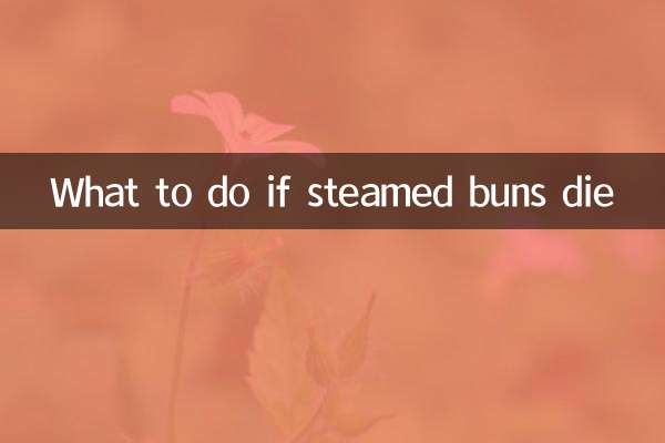 O que fazer se os pães cozidos no vapor morrerem