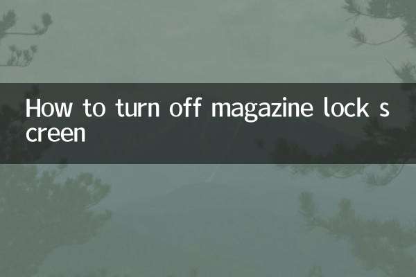 Como desativar a tela de bloqueio da revista