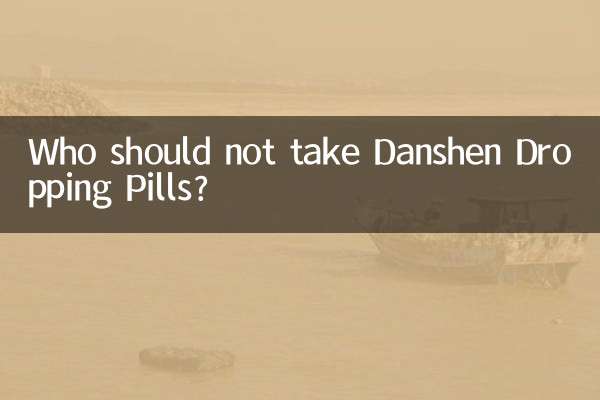 Who should not take Danshen Dropping Pills?