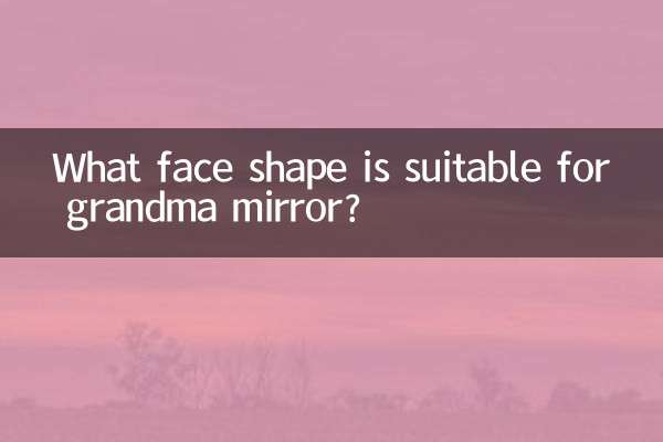 奶奶镜适合什么脸型