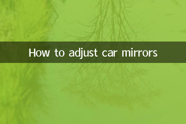 So stellen Sie Autospiegel ein