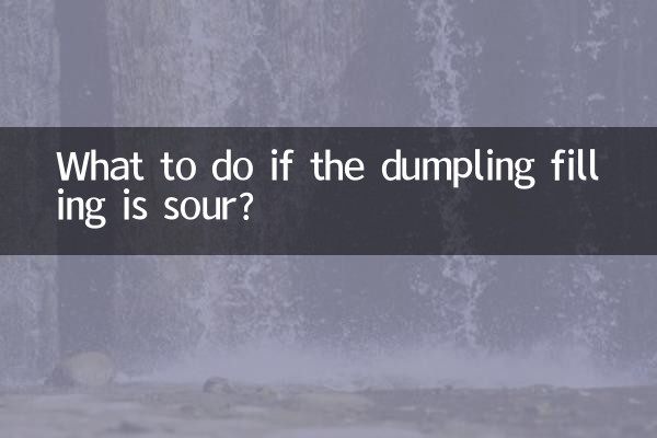 Was tun, wenn die Knödelfüllung sauer ist?
