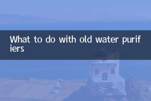 Was tun mit alten Wasserreinigern?