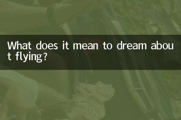 ما يعني أن يحلم الطيران؟