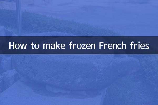 طرز تهیه سیب زمینی سرخ شده منجمد