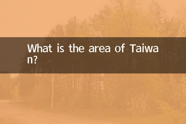 مساحت تایوان چقدر است؟