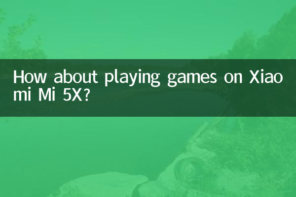 Que diriez-vous de jouer à des jeux sur Xiaomi Mi 5X ?