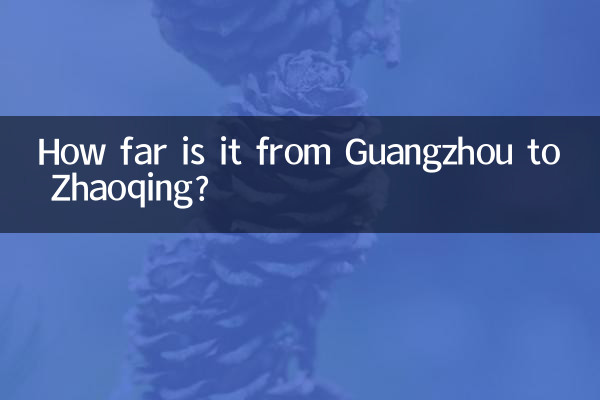 ¿A cuánta distancia está Cantón de Zhaoqing?