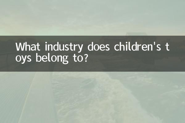 What industry does children's toys belong to?