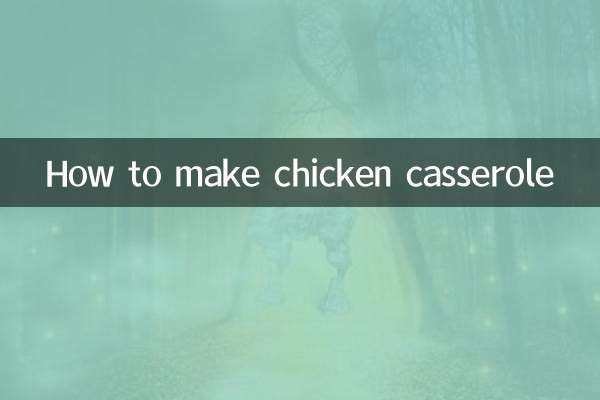 Como fazer caçarola de frango