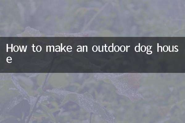 Come realizzare una cuccia per cani all'aperto