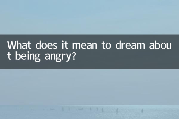 सपने में क्रोधित होने का क्या मतलब है?