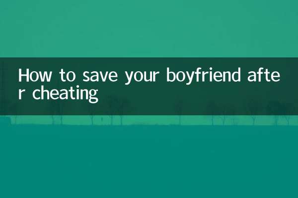 How to save your boyfriend after cheating