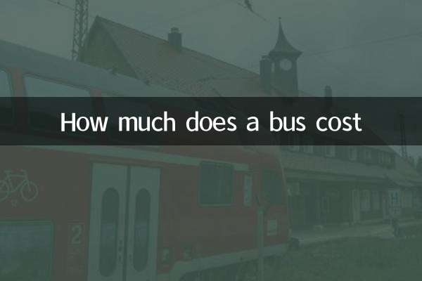 How much does a bus cost