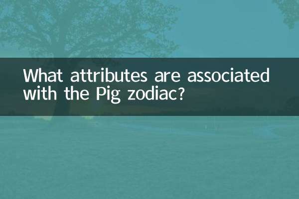 Welche Eigenschaften sind mit dem Tierkreiszeichen Schwein verbunden?