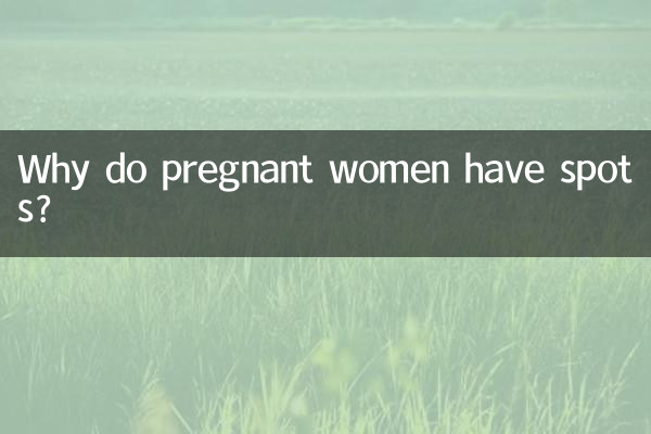 Perché le donne incinte hanno le macchie?