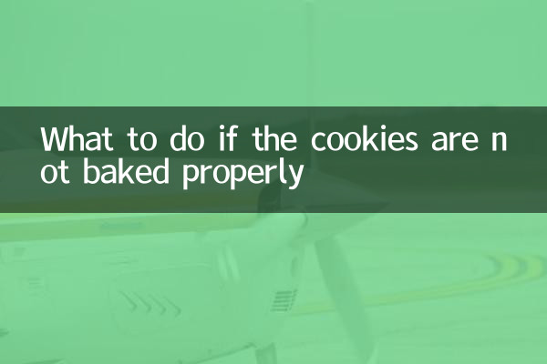 Que faire si les cookies ne sont pas cuits correctement