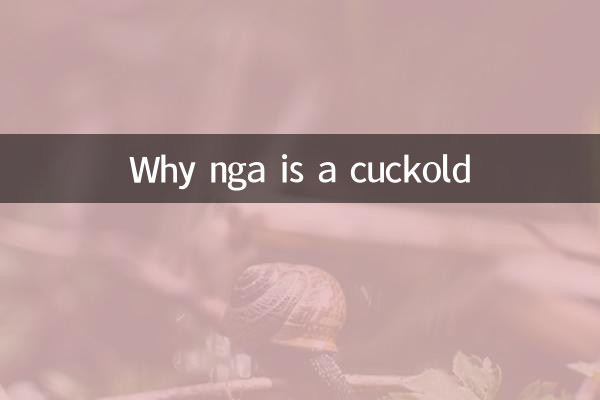 Why nga is a cuckold