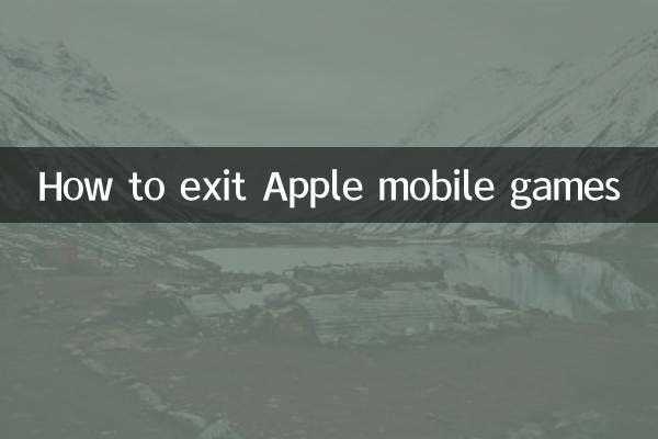 So beenden Sie Apple-Mobilspiele