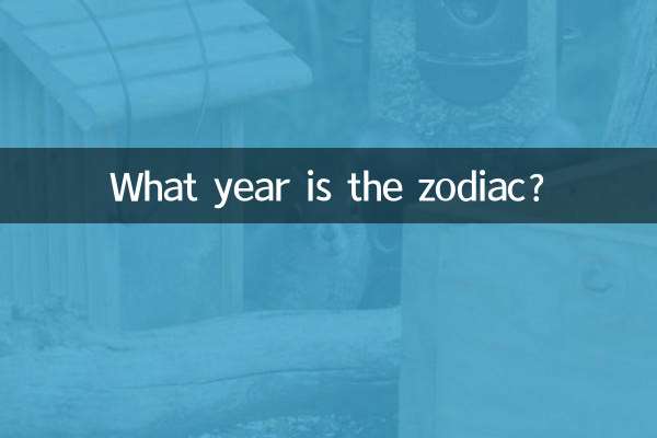 Em que ano é o zodíaco?
