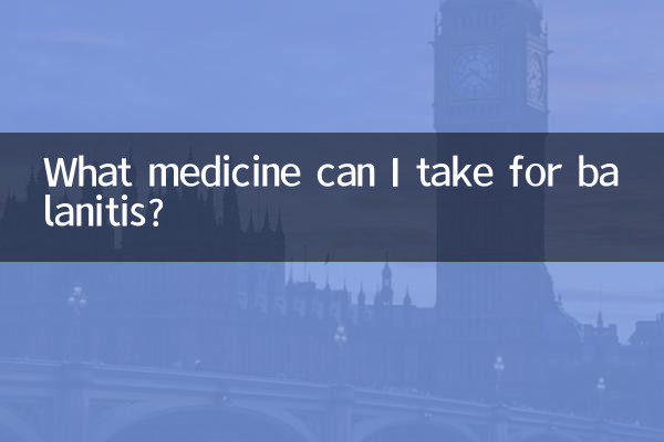 Quale medicina posso prendere per la balanite?