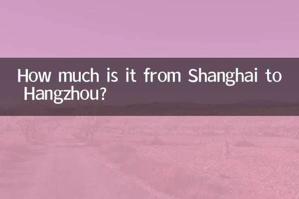 সাংহাই থেকে হ্যাংজু পর্যন্ত কত?